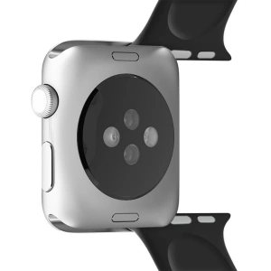 Elastyczny pasek PURO ICON Band Apple Watch 4/5/6/7/SE/8/9/Ultra 44/45/49mm (S/M & M/L) (czarny)