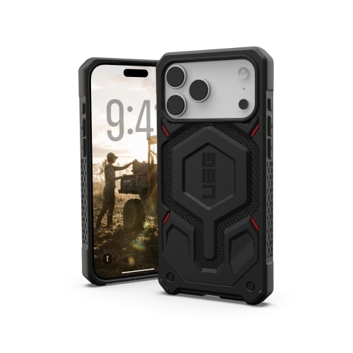 Etui UAG Urban Armor Gear Monarch Pro do Apple iPhone 17 Pro Max MagSafe (kevlar black)