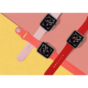 Elastyczny pasek PURO ICON Band Apple Watch 4/5/6/7/SE/8/9/Ultra 44/45/49mm (S/M & M/L) (czarny)