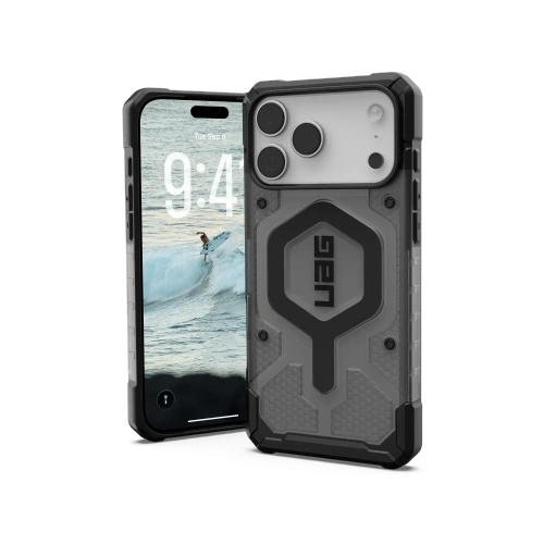 Etui UAG Urban Armor Gear Pathfinder Clear MagSafe do Apple iPhone 17 Pro Max MagSafe (ash/black)