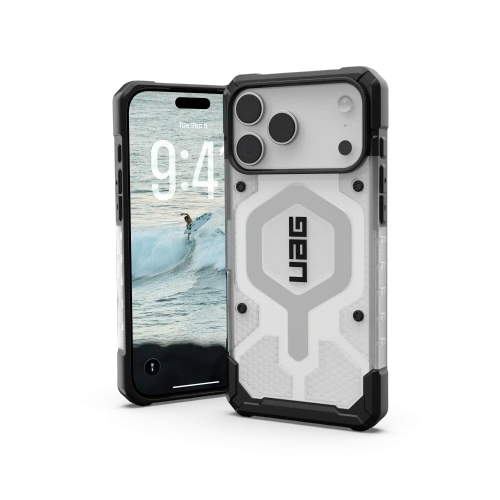 Etui UAG Urban Armor Gear Pathfinder Clear MagSafe do Apple iPhone 17 Pro Max MagSafe (ice/silver)