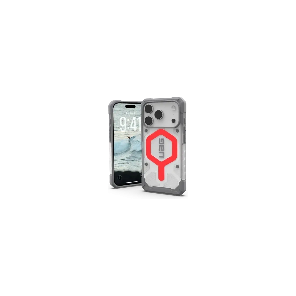 Etui UAG Urban Armor Gear Pathfinder Clear MagSafe Bundle do Apple iPhone 17 Pro MagSafe + smycz na nadgarstek (blues)