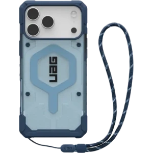 Etui UAG Urban Armor Gear Pathfinder Clear MagSafe Bundle do Apple iPhone 17 Pro Max MagSafe + smycz na nadgarstek (blues)