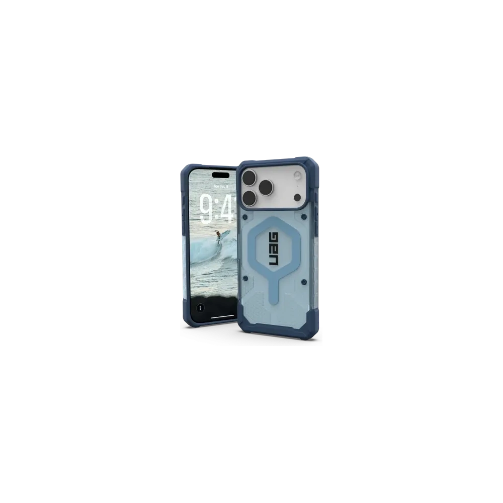 Etui UAG Urban Armor Gear Pathfinder Clear MagSafe Bundle do Apple iPhone 17 Pro Max MagSafe + smycz na nadgarstek (blues)