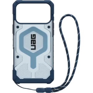 Etui UAG Urban Armor Gear Pathfinder Clear MagSafe Bundle do Apple iPhone 17 Pro Max MagSafe + smycz na nadgarstek (blues)