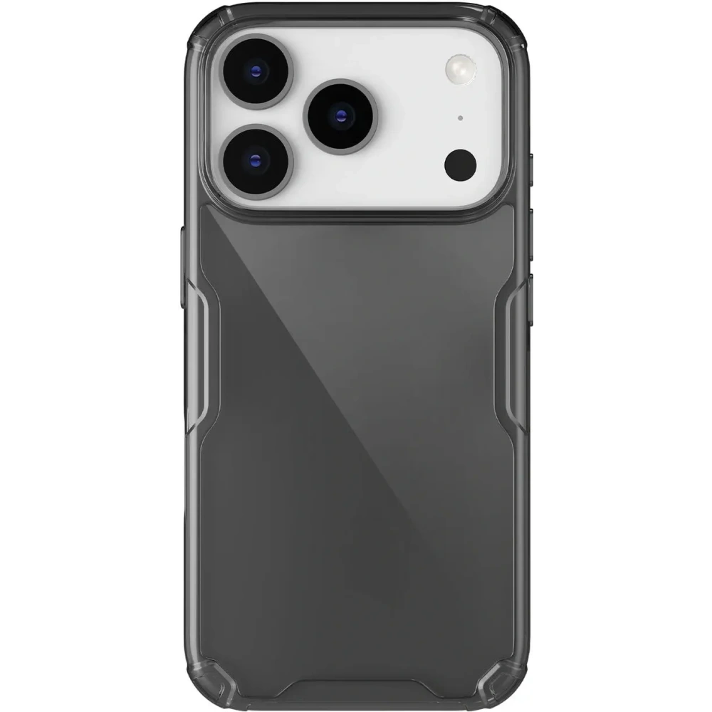 Etui Nillkin Nature TPU Pro do Apple iPhone 17 Pro półprzezroczyste-czarne