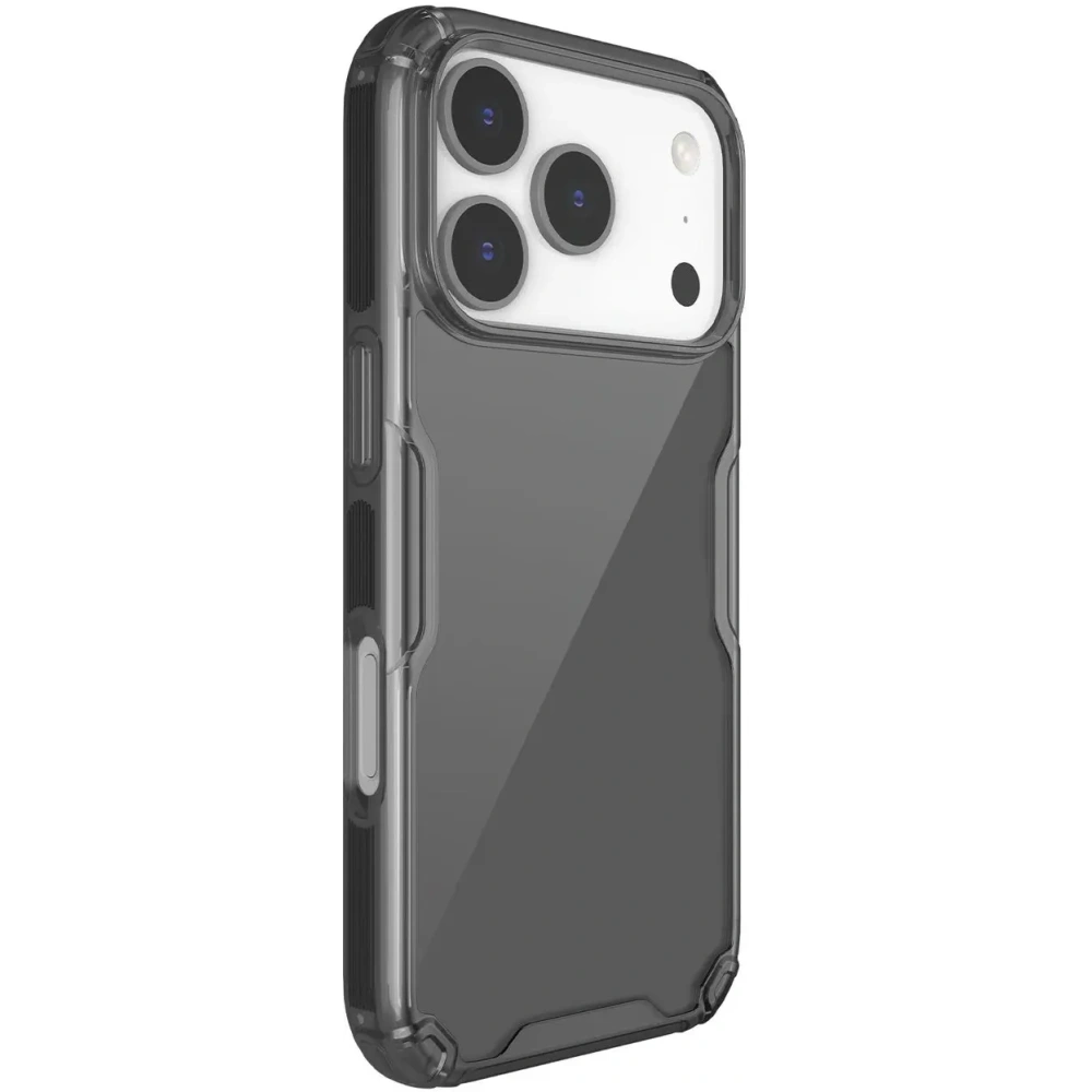 Etui Nillkin Nature TPU Pro do Apple iPhone 17 Pro półprzezroczyste-czarne