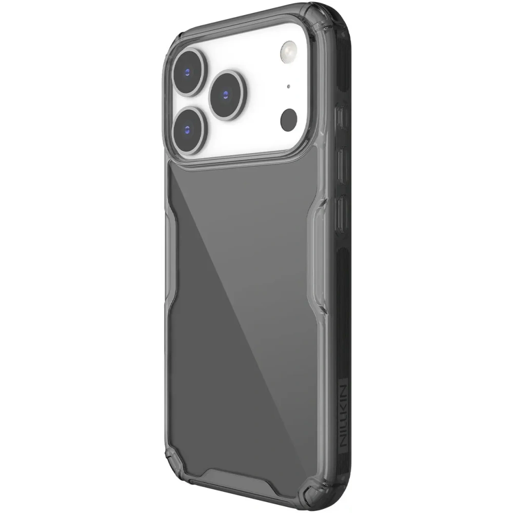 Etui Nillkin Nature TPU Pro do Apple iPhone 17 Pro półprzezroczyste-czarne