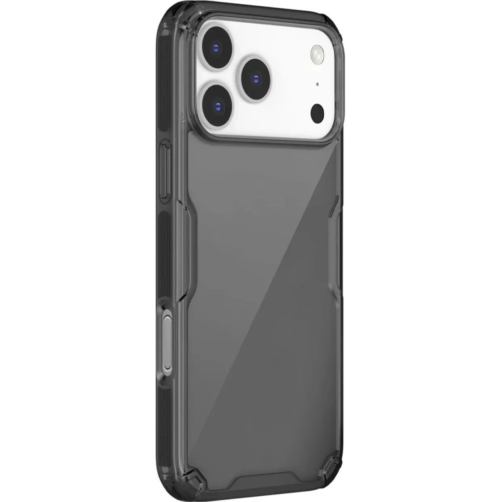 Etui Nillkin Nature TPU Pro do Apple iPhone 17 Pro Max półprzezroczyste-czarne