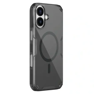 Etui Nillkin Nature TPU Pro Magnetic MagSafe do Apple iPhone 17 półprzezroczyste-czarne
