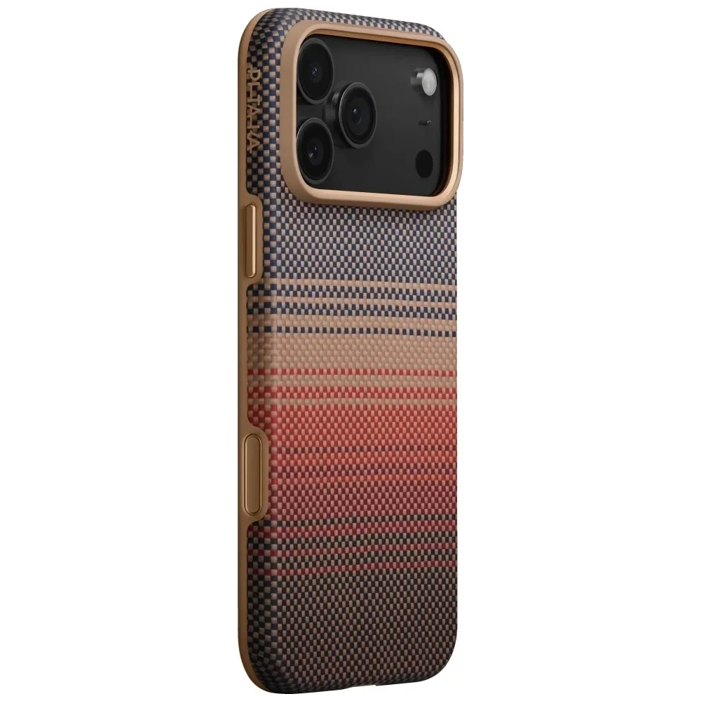 Etui PITAKA Aramid UltraGuard Moonrise MagSafe do Apple iPhone 17 Pro Max sunset