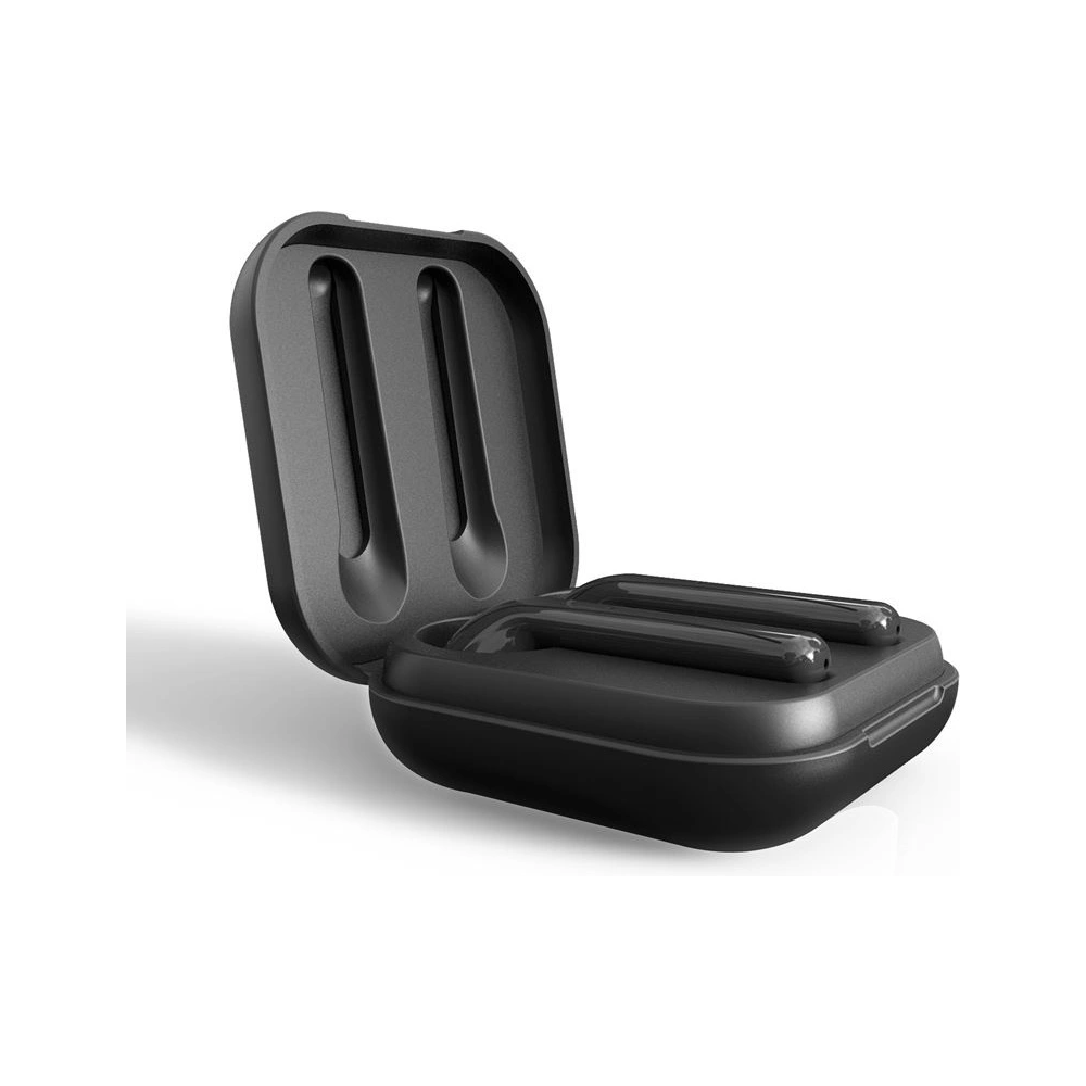 Wholesale PURO SLIM POD TWS Bluetooth 5.0 with charging case IPX5 (black) - PUR095BLK - {ean13} - Hurt