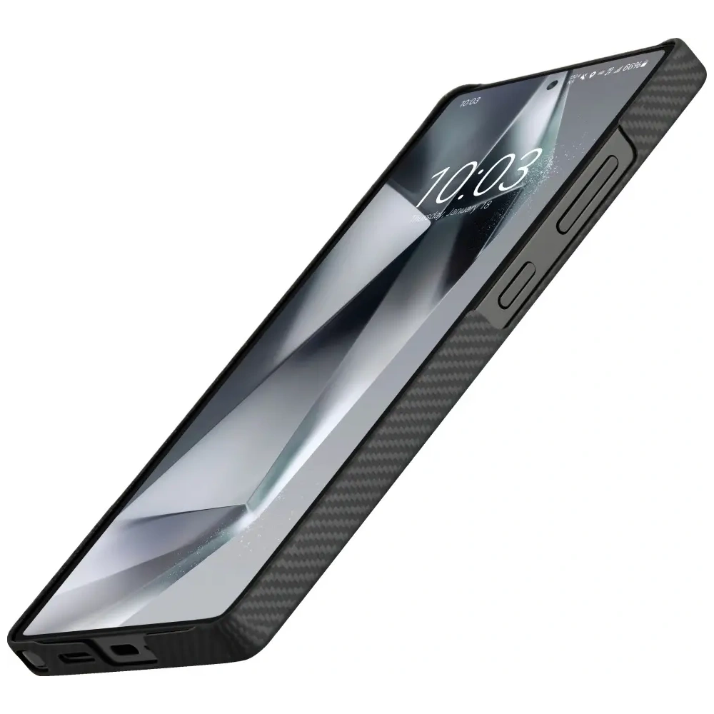 Etui PITAKA Ultra-Slim MagSafe do Samsung Galaxy S25 Ultra czarno szary