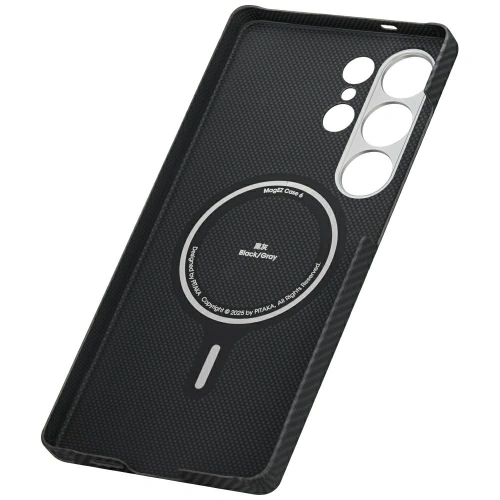 Etui PITAKA Ultra-Slim MagSafe do Samsung Galaxy S25 Ultra czarno szary