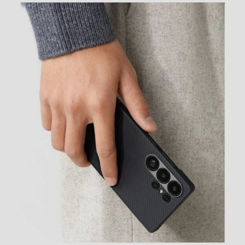 Etui PITAKA Ultra-Slim MagSafe do Samsung Galaxy S25 Ultra czarno szary