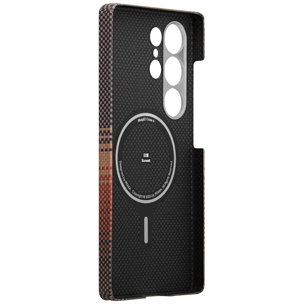 Etui PITAKA Ultra-Slim MagSafe do Samsung Galaxy S25 Ultra sunset