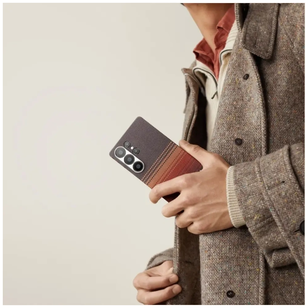 Etui PITAKA Ultra-Slim MagSafe do Samsung Galaxy S25 Ultra sunset