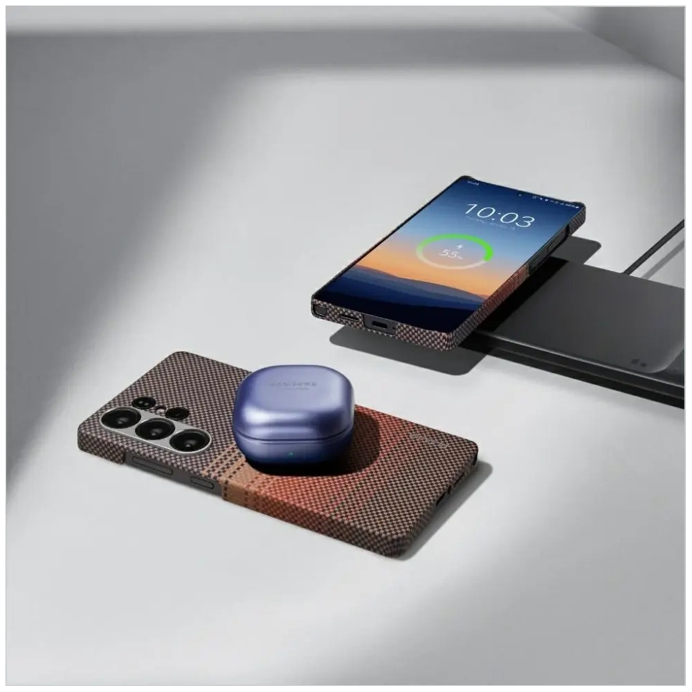 Etui PITAKA Ultra-Slim MagSafe do Samsung Galaxy S25 Ultra sunset