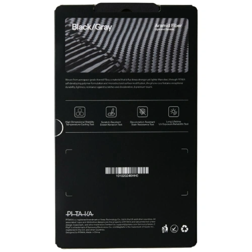 Etui PITAKA Ultra-Slim MagSafe do Samsung Galaxy Z Flip7 czarno szary