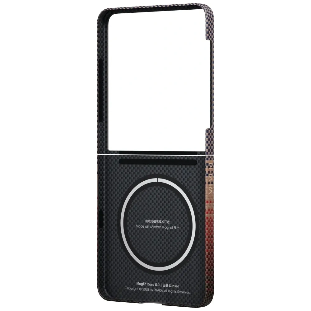 Etui PITAKA Ultra-Slim MagSafe do Samsung Galaxy Z Flip7 sunset