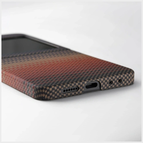 Etui PITAKA Ultra-Slim MagSafe do Samsung Galaxy Z Flip7 sunset