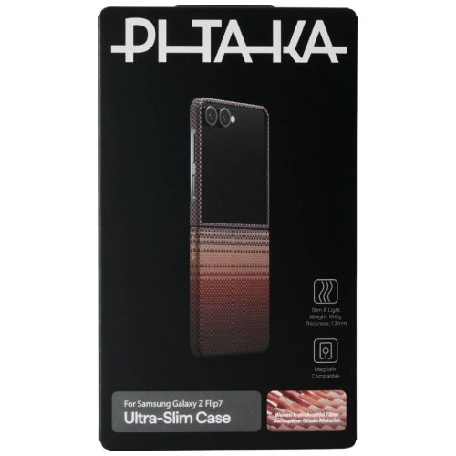 Etui PITAKA Ultra-Slim MagSafe do Samsung Galaxy Z Flip7 sunset