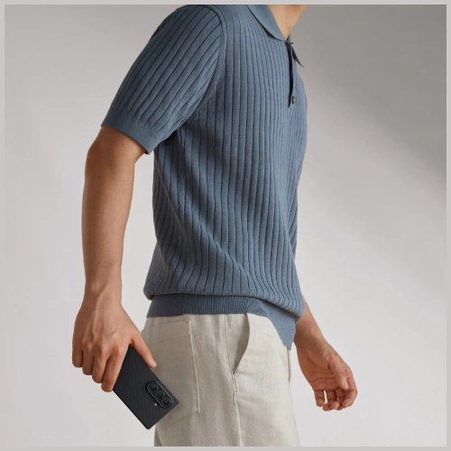 Etui PITAKA Ultra-Slim MagSafe do Samsung Galaxy Z Fold7 czarno szary