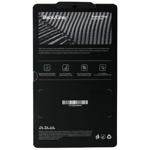 Etui PITAKA Ultra-Slim MagSafe do Samsung Galaxy Z Fold7 czarno szary