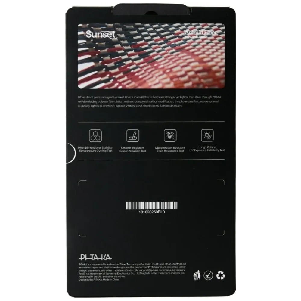 Etui PITAKA Ultra-Slim MagSafe do Samsung Galaxy Z Fold7 sunset