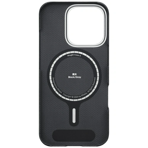 Etui PITAKA Ultra-Slim MagSafe do Apple iPhone 16 Pro czarno szary