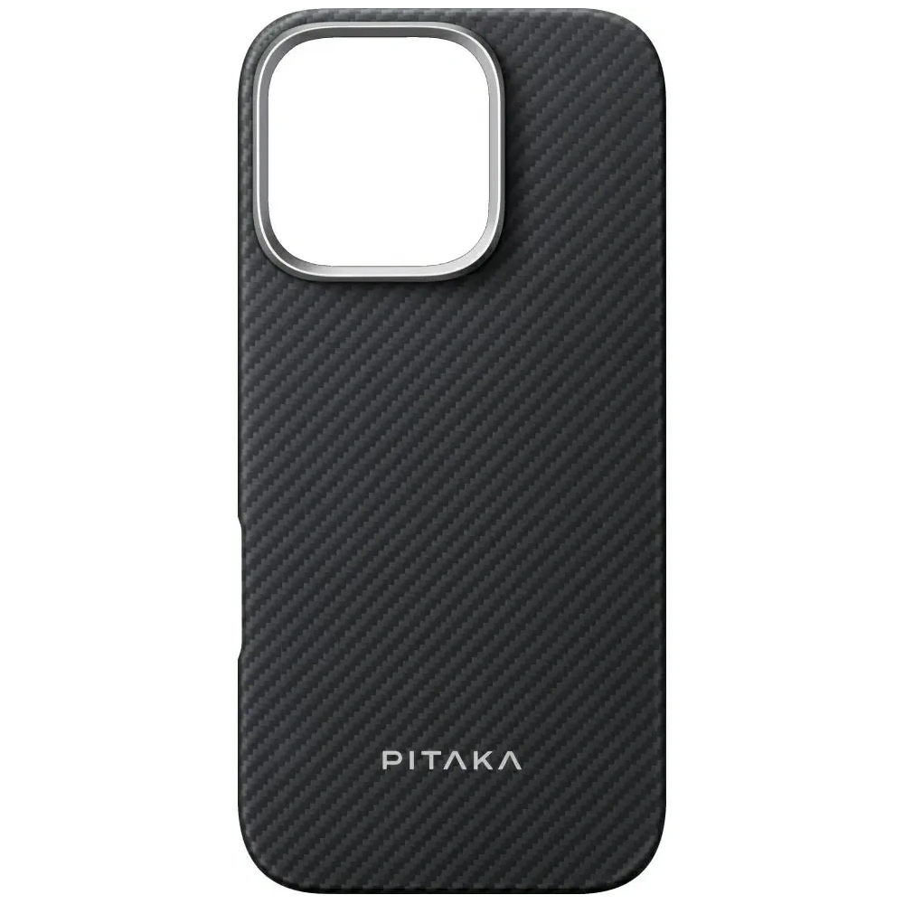 Etui PITAKA Ultra-Slim MagSafe do Apple iPhone 16 Pro Max czarno szary