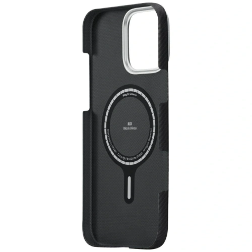 Etui PITAKA Ultra-Slim MagSafe do Apple iPhone 16 Pro Max czarno szary