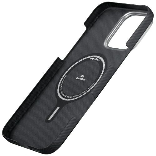 Etui PITAKA Ultra-Slim MagSafe do Apple iPhone 16 Pro Max czarno szary