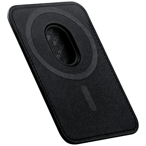 Portfel magnetyczny PITAKA Woven Wallet MagSafe czarno szary