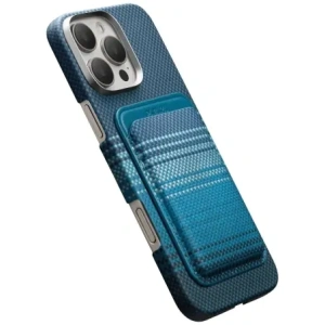 Portfel magnetyczny PITAKA Woven Wallet MagSafe moonrise