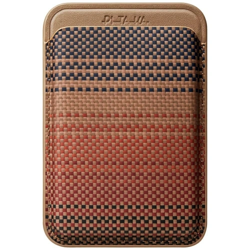 Portfel magnetyczny PITAKA Woven Wallet MagSafe sunset