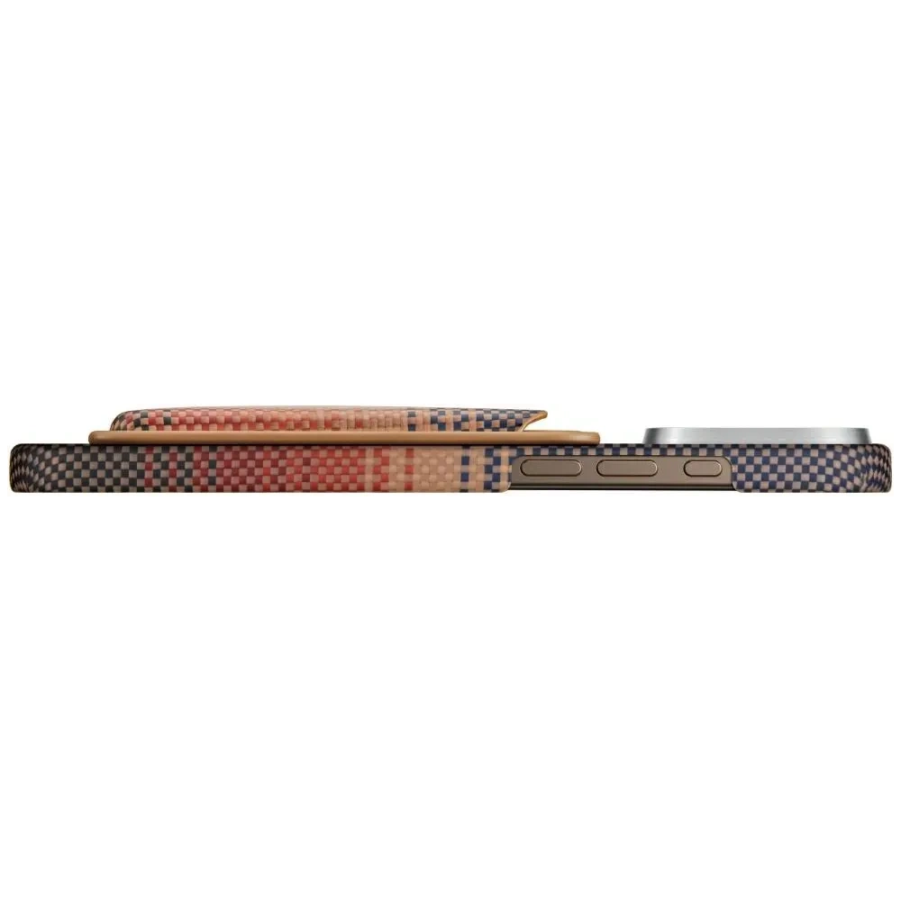 Portfel magnetyczny PITAKA Woven Wallet MagSafe sunset