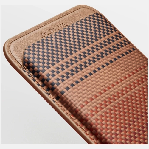 Portfel magnetyczny PITAKA Woven Wallet MagSafe sunset