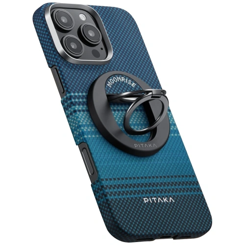 Uchwyt magnetyczny na palec PITAKA MagEZ Grip 3 MagSafe z funkcją podstawki moonrise