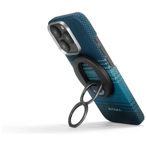 Uchwyt magnetyczny na palec PITAKA MagEZ Grip 3 MagSafe z funkcją podstawki moonrise