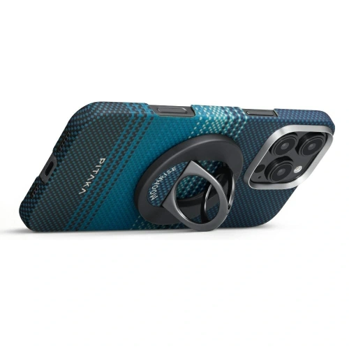 Uchwyt magnetyczny na palec PITAKA MagEZ Grip 3 MagSafe z funkcją podstawki moonrise