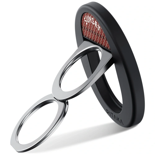 Uchwyt magnetyczny na palec PITAKA MagEZ Grip 3 MagSafe z funkcją podstawki sunset