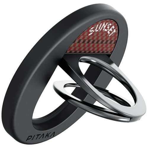 Uchwyt magnetyczny na palec PITAKA MagEZ Grip 3 MagSafe z funkcją podstawki sunset