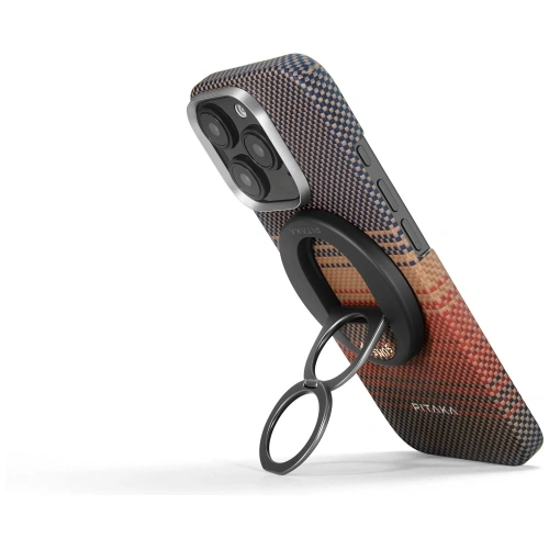 Uchwyt magnetyczny na palec PITAKA MagEZ Grip 3 MagSafe z funkcją podstawki sunset