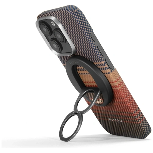 Uchwyt magnetyczny na palec PITAKA MagEZ Grip 3 MagSafe z funkcją podstawki sunset