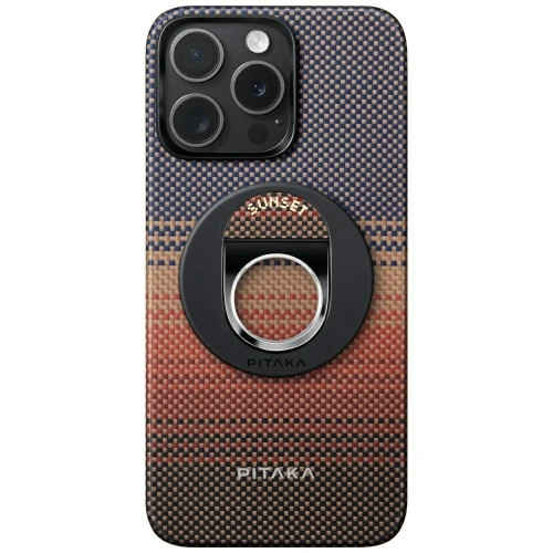 Uchwyt magnetyczny na palec PITAKA MagEZ Grip 3 MagSafe z funkcją podstawki sunset