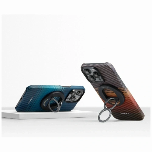 Uchwyt magnetyczny na palec PITAKA MagEZ Grip 3 MagSafe z funkcją podstawki sunset