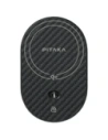 Uchwyt samochodowy z ładowarką bezprzewodową PITAKA MagEZ Pro 2 Qi2 15W NFC MagSafe czarno szary