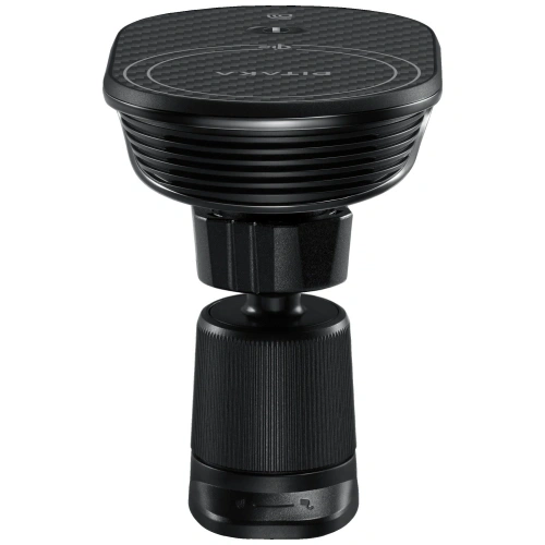 Uchwyt samochodowy z ładowarką bezprzewodową PITAKA MagEZ Pro 2 Qi2 15W NFC MagSafe czarno szary