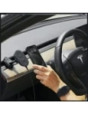 Uchwyt samochodowy z ładowarką bezprzewodową PITAKA MagEZ Pro 2 Qi2 Tesla MagSafe do Tesla Model 3/Y czarno szary
